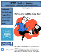 Tablet Screenshot of jpwsolutions.com